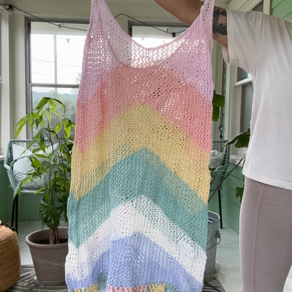 Pitusa Multicolor Knit Dress